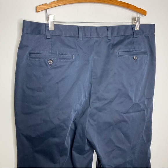 Brooks Brothers ‘346’ advantage chino Elliot navy blue men’s size 40 x 32 cotton - Picture 4 of 8